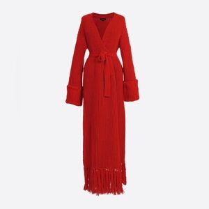 Hanifa Miya Knit Dress - Red